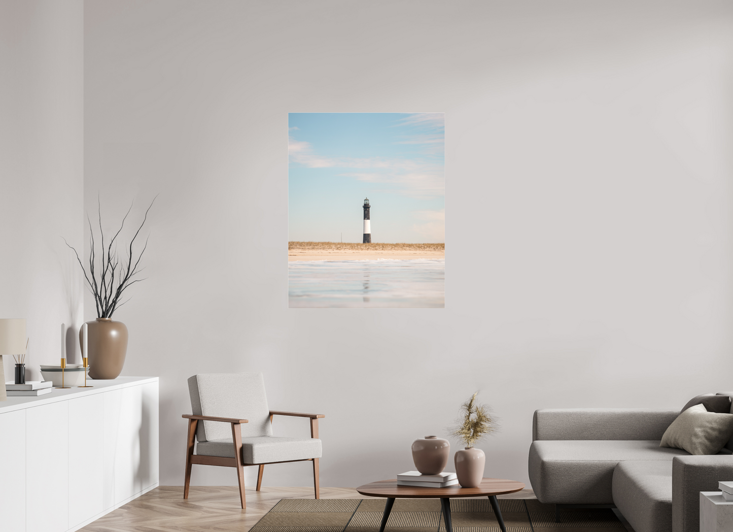 35 x 43.7″, Acrylic Glass Still Waters, Steady Light