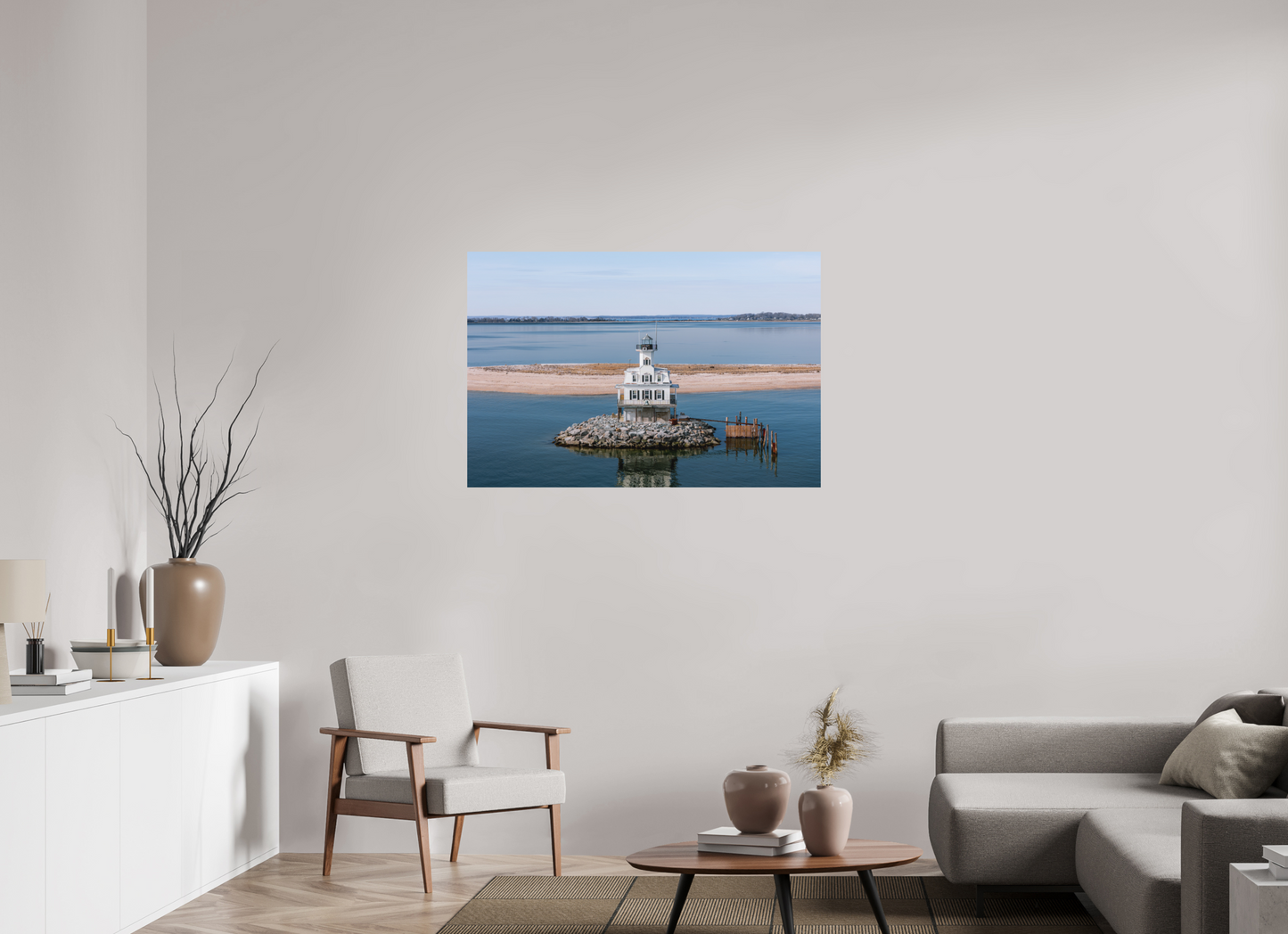 45 x 30″, Metal Silent Horizon