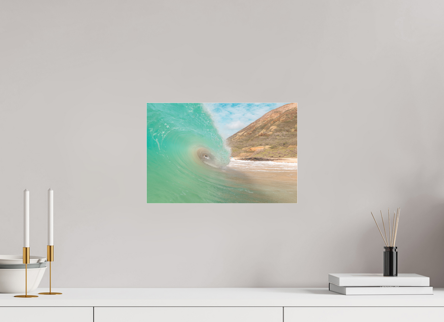15 x 10″, Acrylic Glass Liquid Emerald