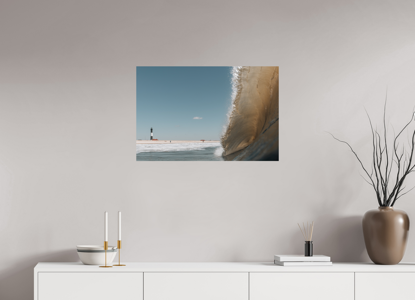 30 x 20″, Photo Print On Fuji Crystal DP II Beacon Beneath the Barrel