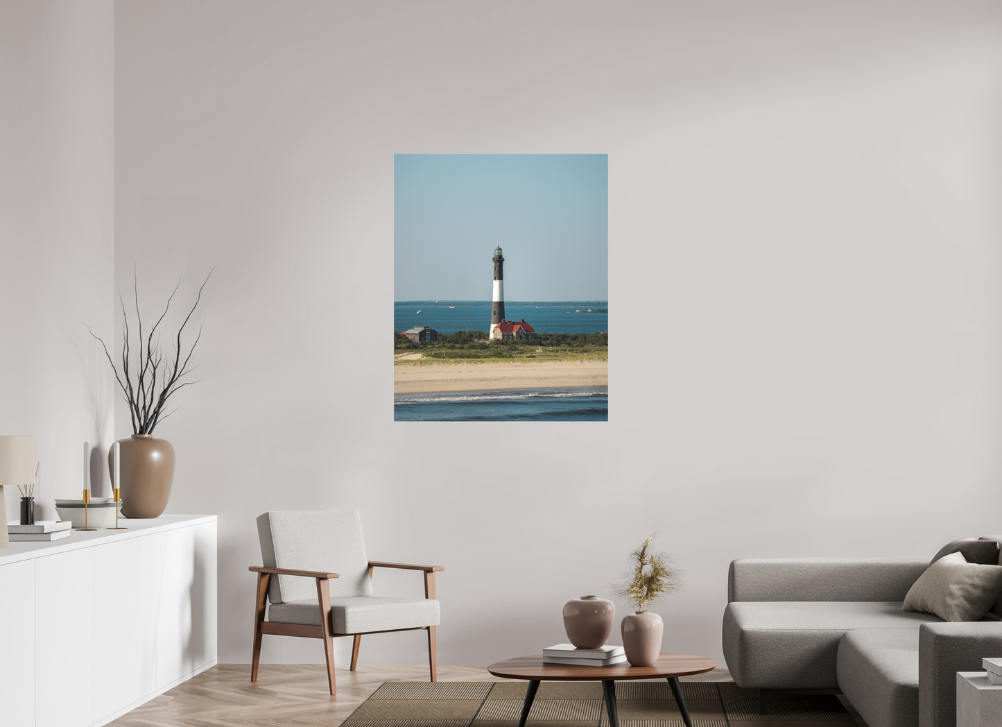 35 x 43.7″, Metal FI Light