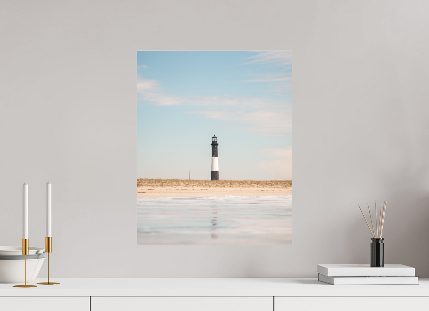 16 x 20″, Acrylic Glass Still Waters, Steady Light