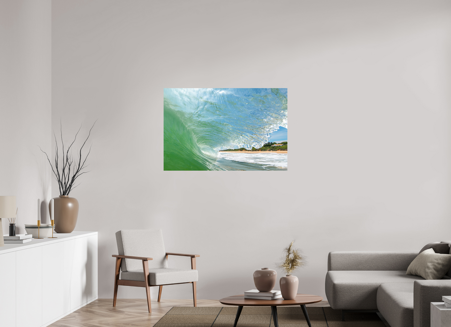 45 x 30″, Metal The Green Room