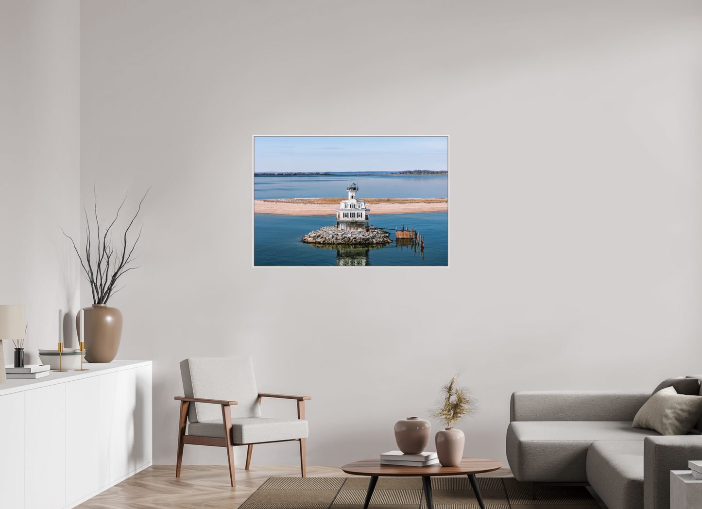 45 x 30″, Bug Island Metal Silent Horizon