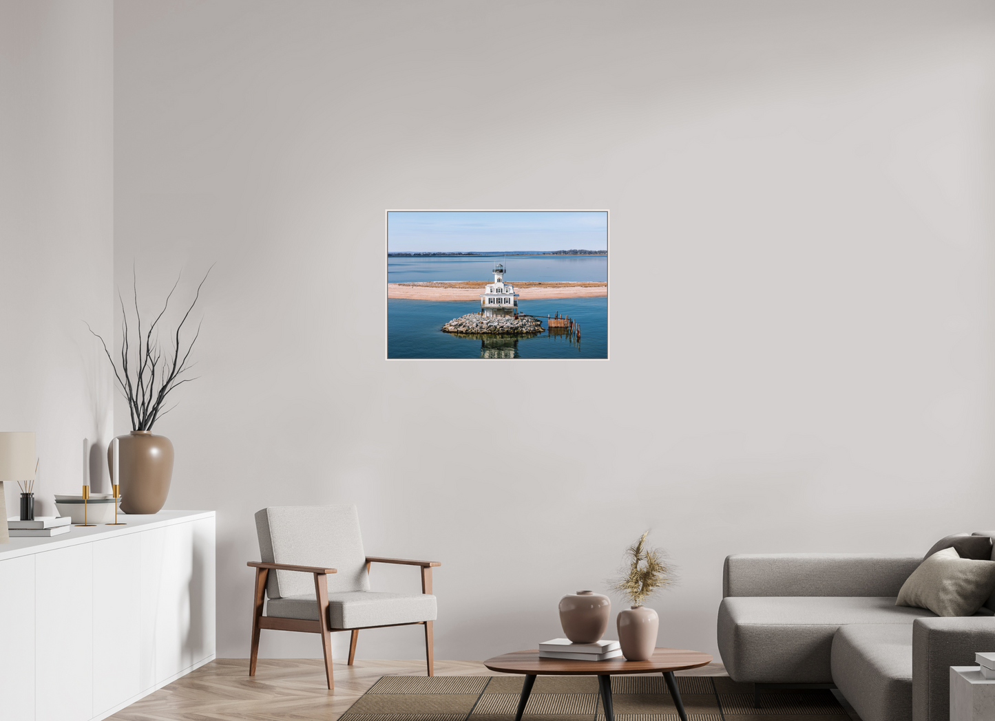 36 x 24″, Bug Island Metal Silent Horizon