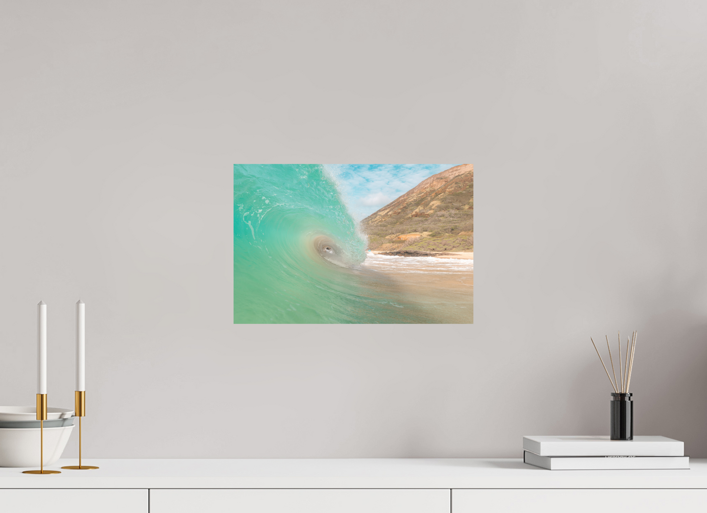 15 x 10″, Metal Liquid Emerald