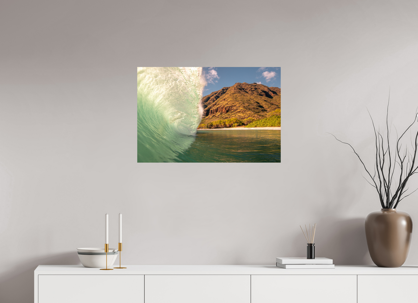 30 x 20″, Photo Print On Fuji Crystal DP II The Edge of Paradise