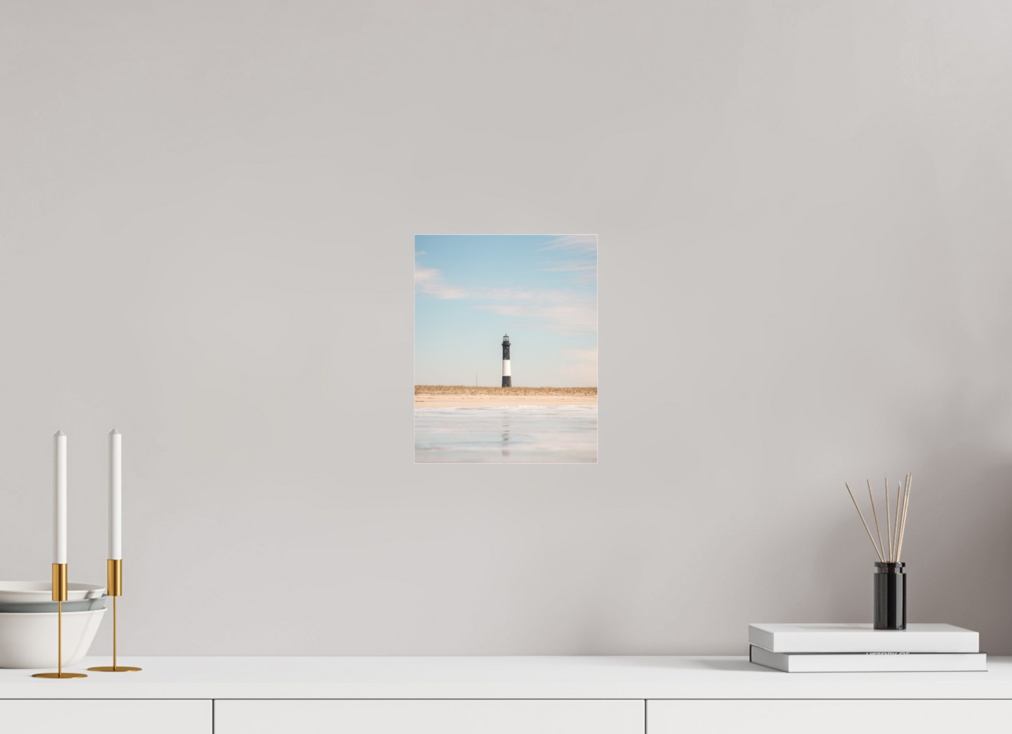 8 x 10″, Acrylic Glass Still Waters, Steady Light