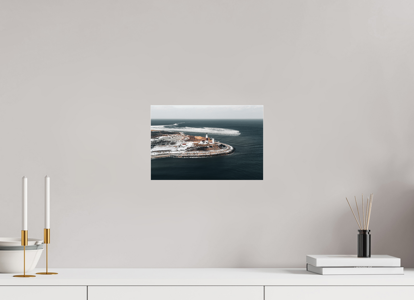 12 x 8″, Photo Print Under Acrylic Glass Montauk Ice
