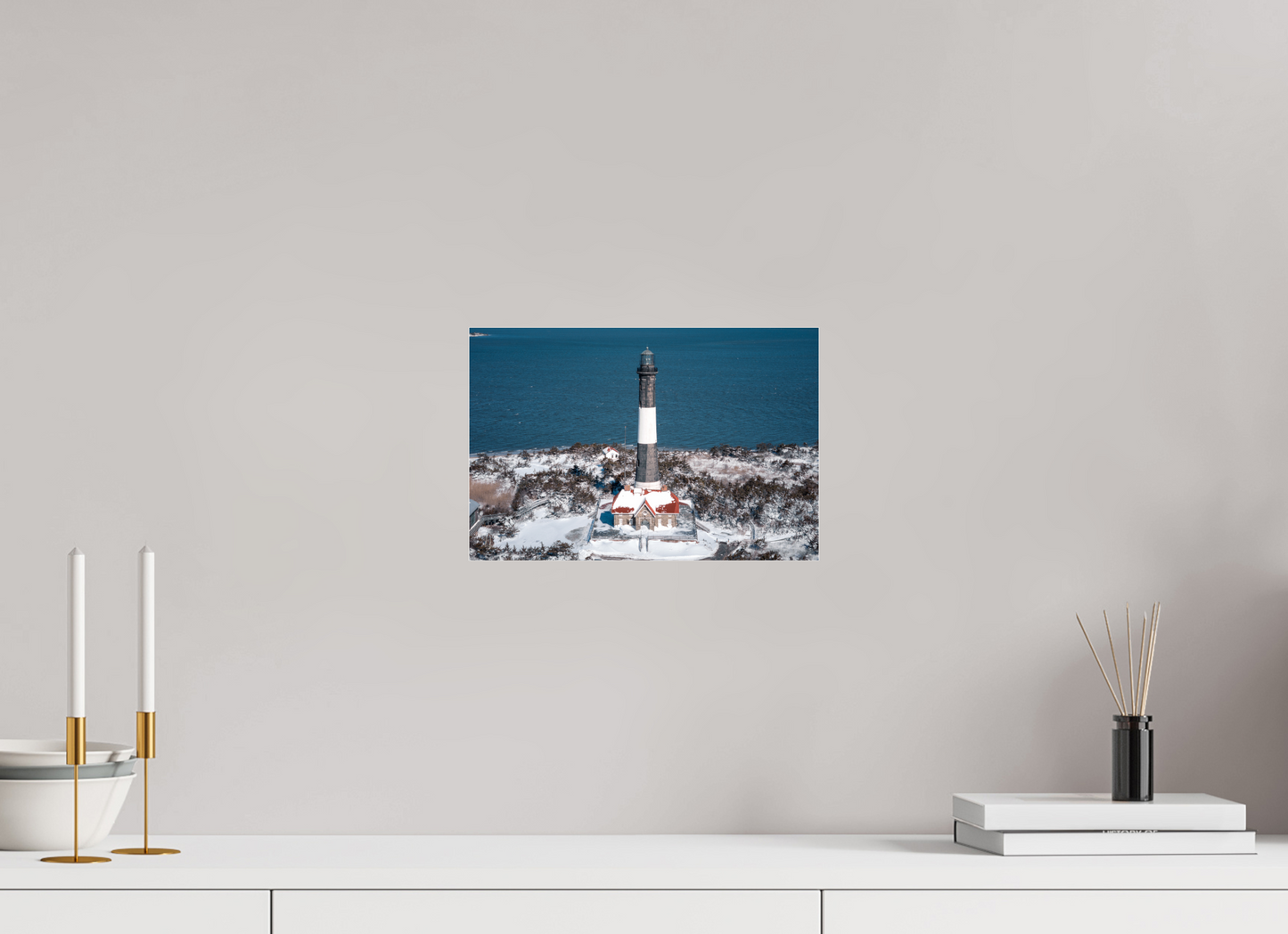 12 x 8″, Acrylic Glass Frozen Coast