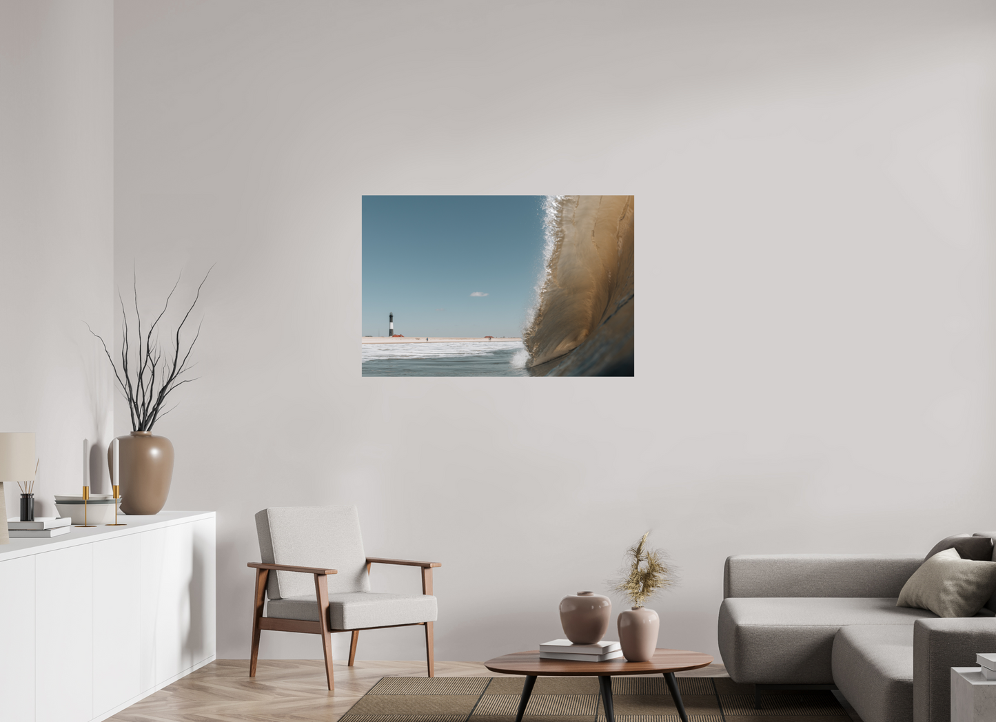 45 x 30″, Photo Print On Fuji Crystal DP II Beacon Beneath the Barrel