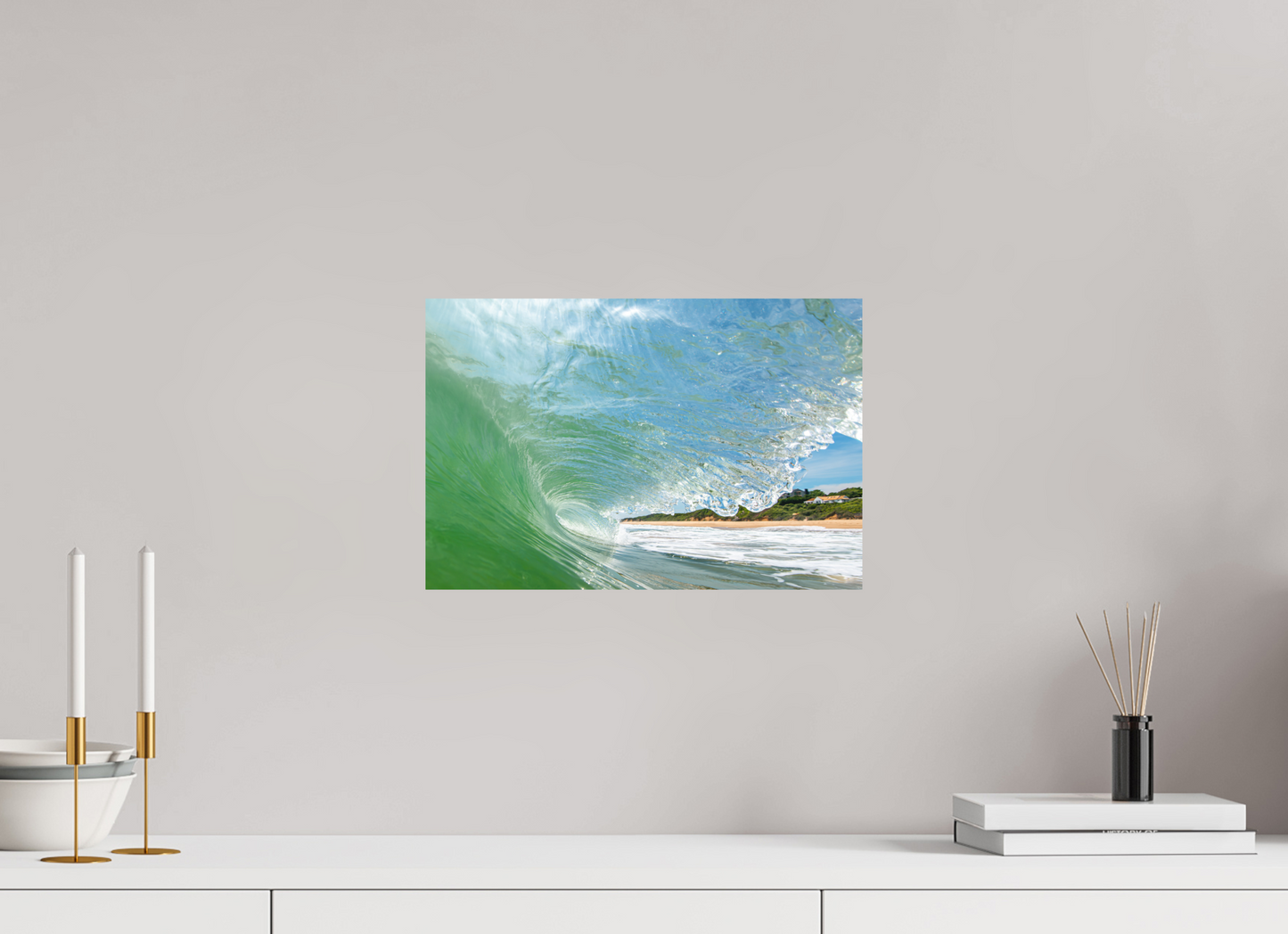 15 x 10″, Metal The Green Room