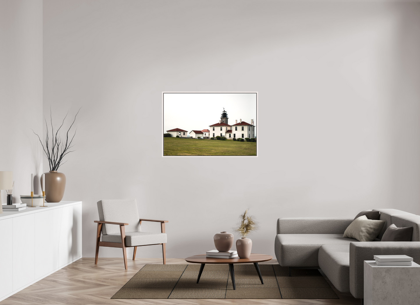 45 x 30″, Matte Canvas Standing Against Time
