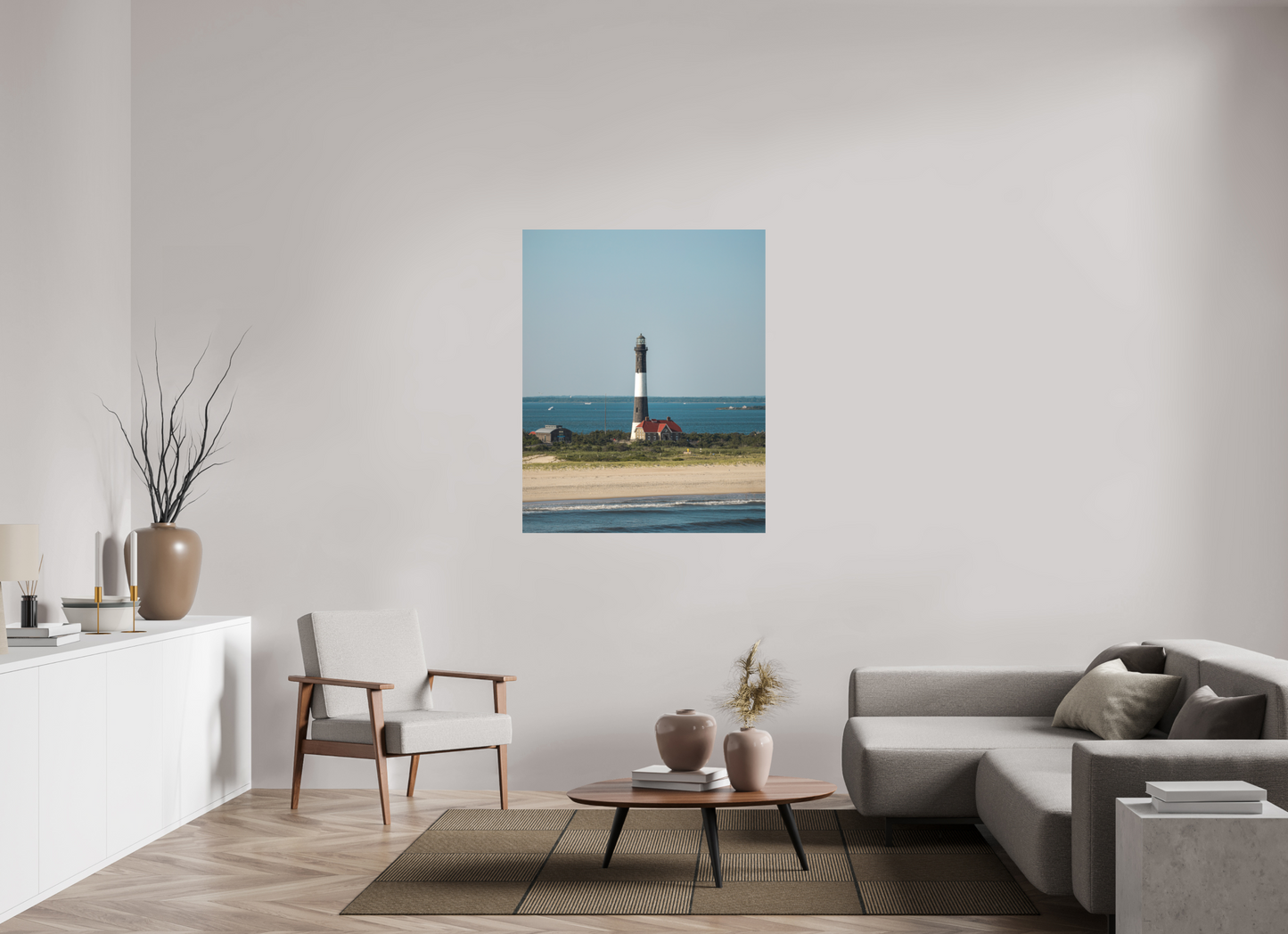 39 x 48.7″, Metal FI Light