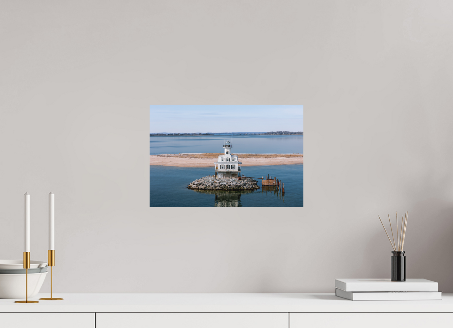 15 x 10″, Metal Silent Horizon