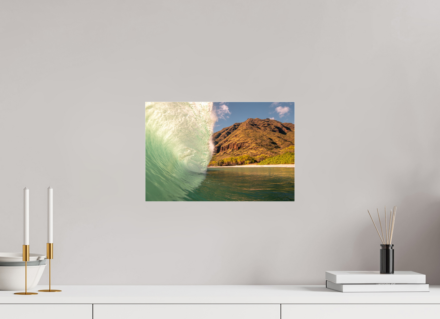 15 x 10″, Acrylic Glass The Edge of Paradise