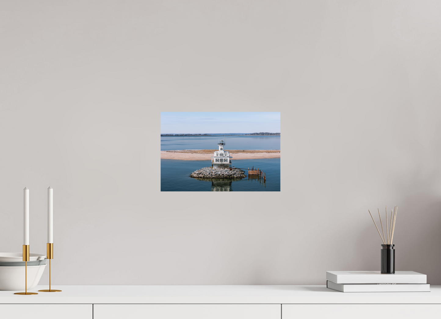 12 x 8″, Metal Silent Horizon