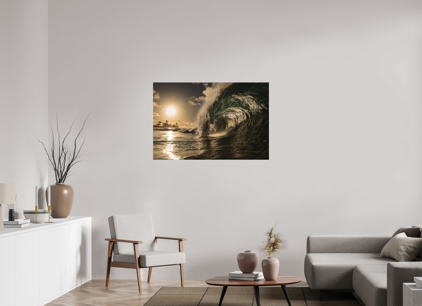 45 x 30″, Metal Radiance