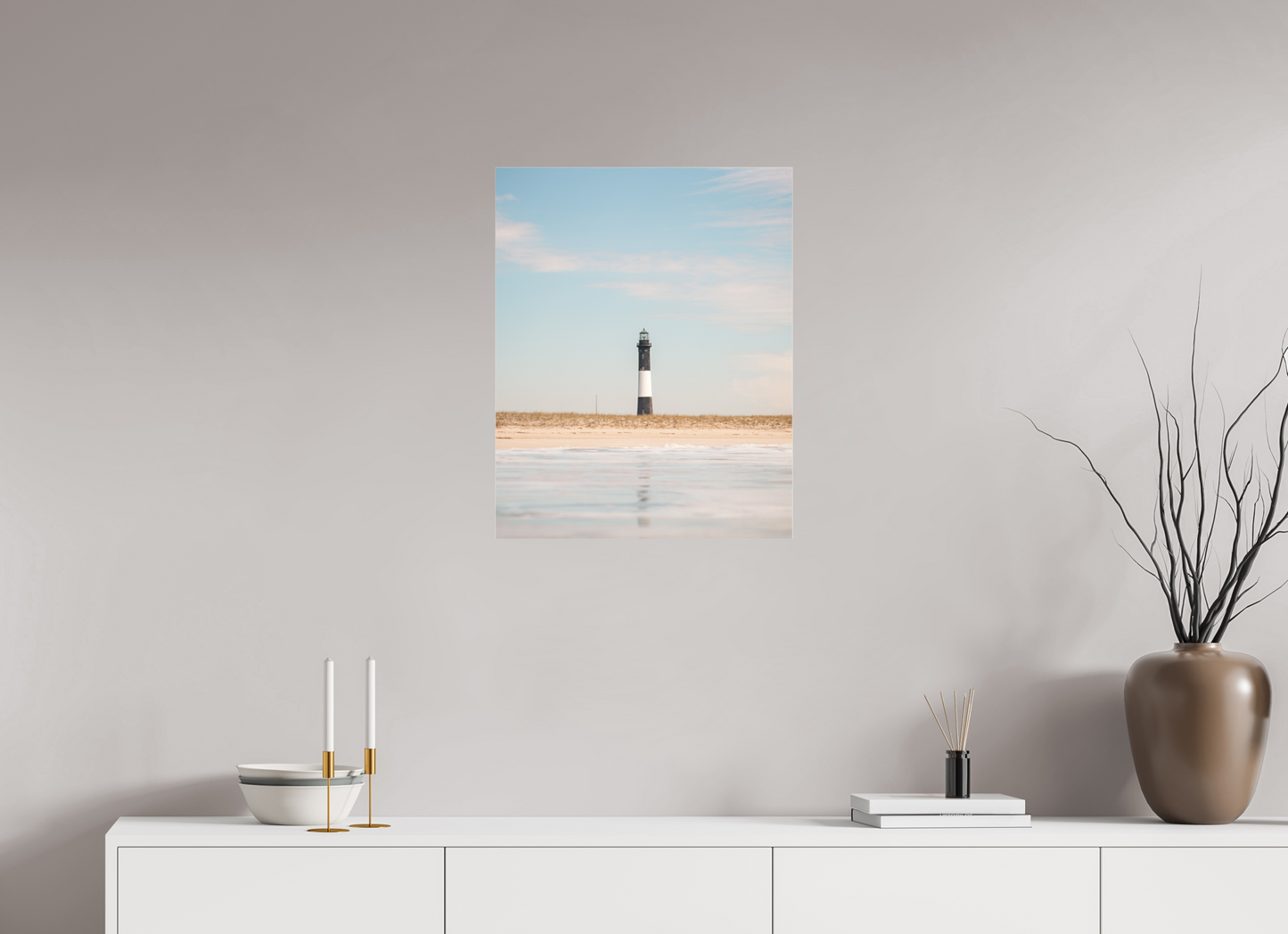 20 x 25″, Acrylic Glass Still Waters, Steady Light