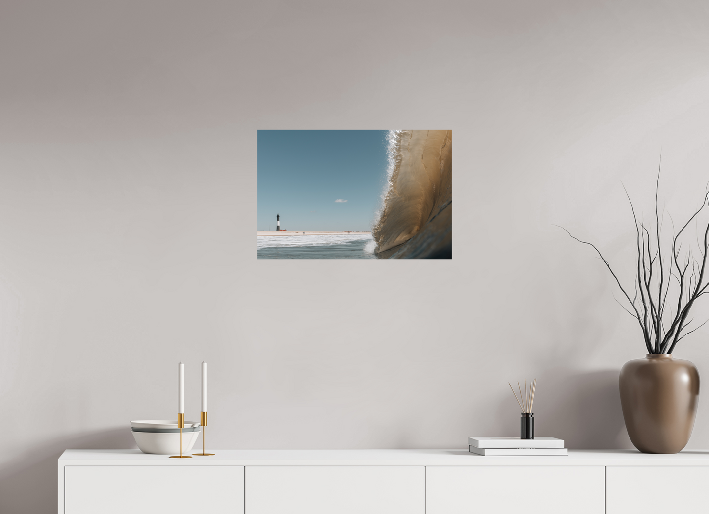 24 x 16″, Photo Print On Fuji Crystal DP II Beacon Beneath the Barrel