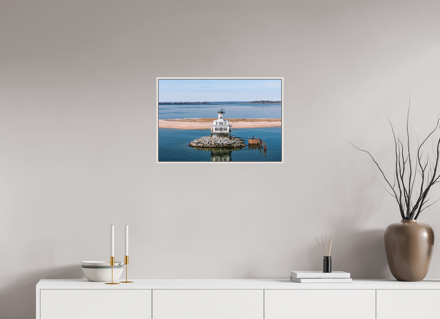 24 x 16″, Bug Island Metal Silent Horizon