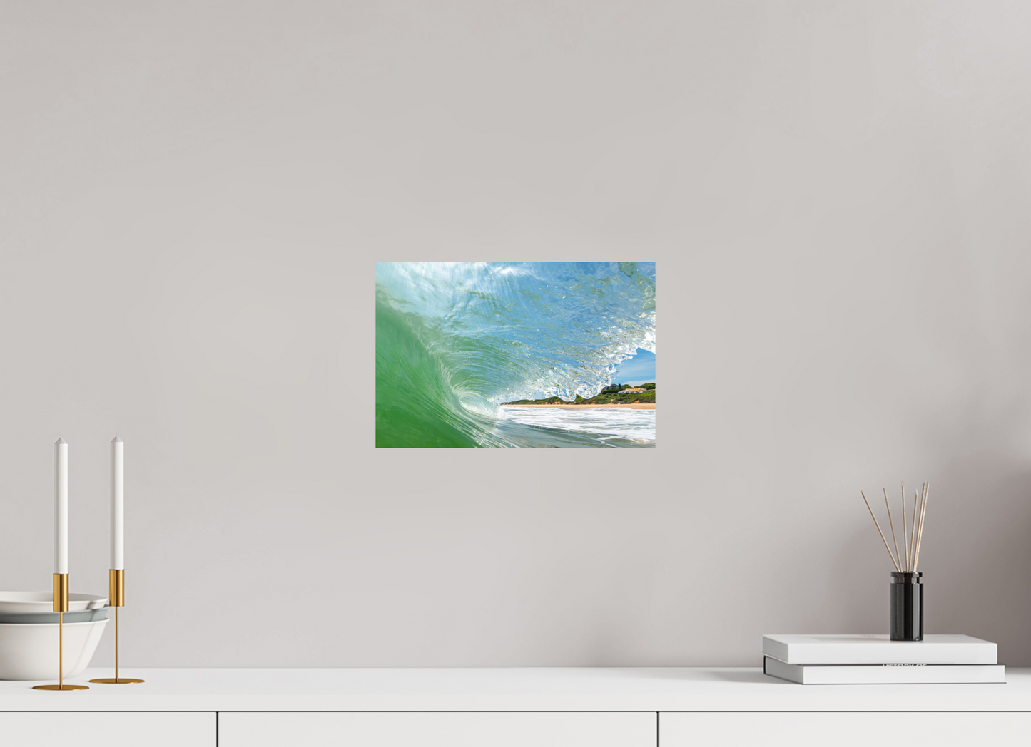 12 x 8″, Metal The Green Room